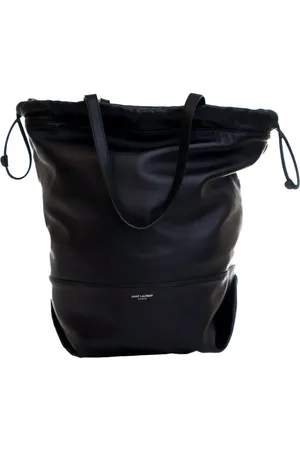 Saint Laurent 2018 Lambskin Harlem Drawstring bucket bag