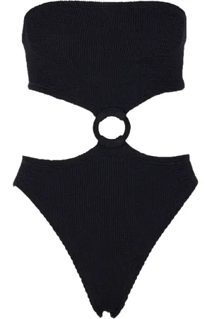 Hunza G Costume da bagno con effetto stropicciato