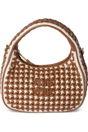 Miu Miu Borsa a spalla Wander intrecciata
