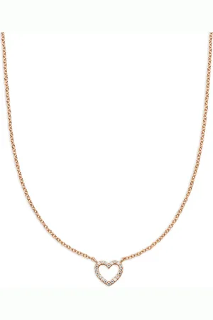 VEYNOU Collana Heart in oro 14 carati con diamanti