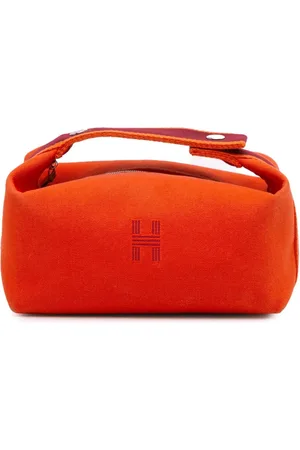 Hermès Trousse Bride A Brac piccola in tela Toile 2020-2024