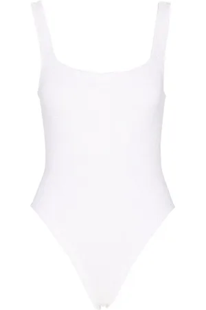 Hunza G Costume da bagno con effetto stropicciato