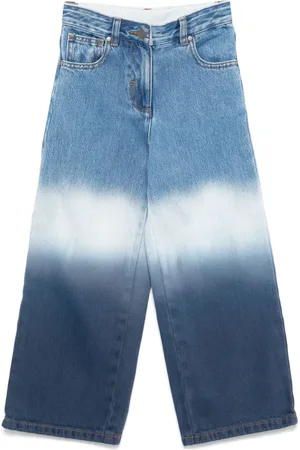 Stella McCartney Jeans con effetto schiarito