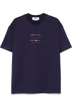 Msgm T-shirt in jersey con logo