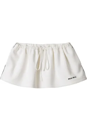 Miu Miu Minigonna in jersey di cotone