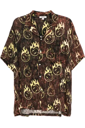 Stain Shade Camicia con stampa grafica