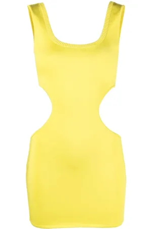 Roberto Cavalli Abito corto con dettaglio cut-out