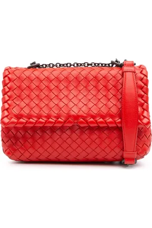 Bottega Veneta 2012-2024 Baby Nappa Intrecciato Olimpia crossbody bag