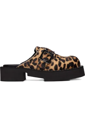 Clarks X GCDS Mules con stampa animalier
