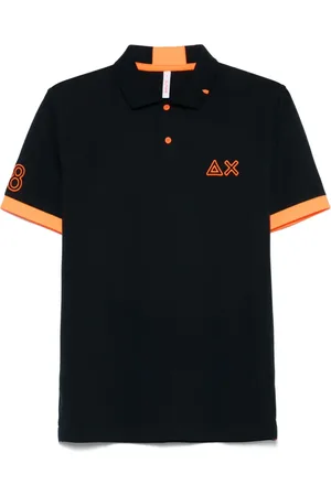 sun68 Polo con logo ricamato