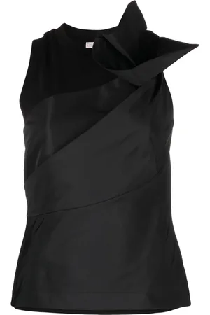 Alexander McQueen Top smanicato asimmetrico