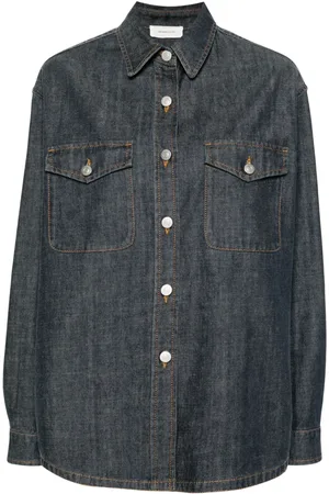 Fabiana Filippi Camicia denim a maniche lunghe