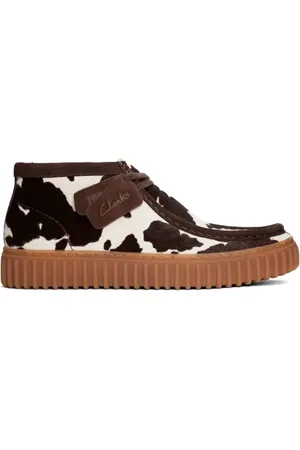 Clarks Stivali Torhill Hi "Brown/White"