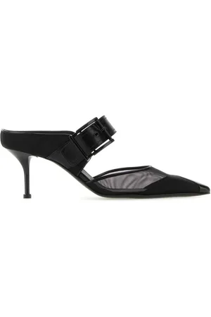 Alexander McQueen Mules Punk con fibbia 65mm