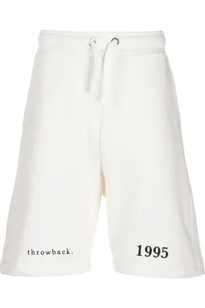 Throwback. Shorts sportivi con ricamo