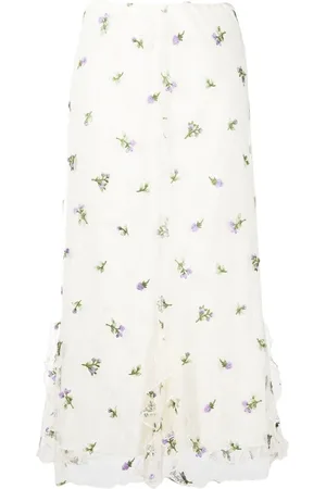 Anna Sui Gonna midi a fiori