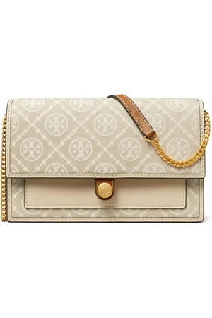 Tory Burch Borsa mini con monogramma jacquard
