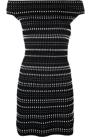 Alexander McQueen Abito corto con spalle scoperte
