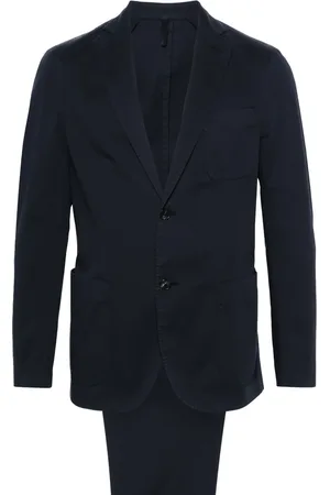 Incotex Blazer monopetto con revers a lancia