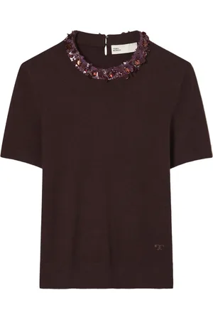 Tory Burch T-shirt con ricamo
