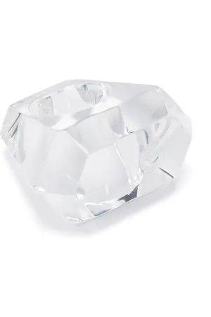 MONIES Anello con design trasparente
