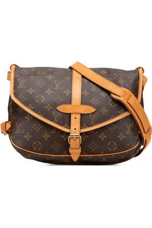LOUIS VUITTON 2001 Monogram Saumur 30 crossbody bag