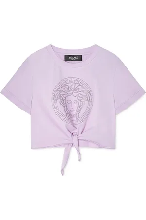 VERSACE T-shirt Medusa con dettaglio attorcigliato