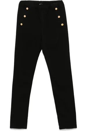 Balmain Pantaloni con bottoni logati