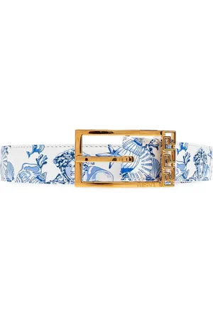 VERSACE Cintura con stampa Coral Theatre