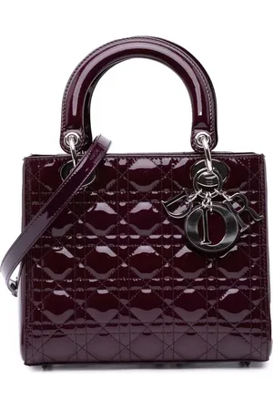 Dior 2011 Medium Patent Cannage Lady Dior satchel