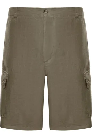 120% Lino Bermuda cargo in lino