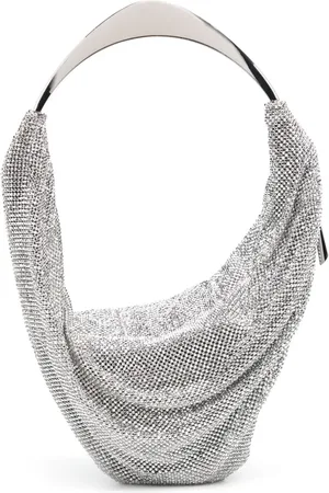 BENEDETTA BRUZZICHES Borsa tote Ursolina con strass