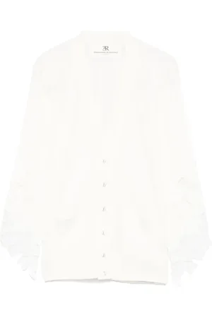 ERMANNO SCERVINO Lace-appliqu?? cardigan