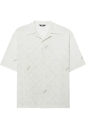 GCDS Camicia in pizzo sangallo