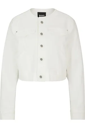 HUGO BOSS Giacca denim con logo
