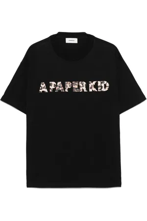 A PAPER KID T-shirt con logo