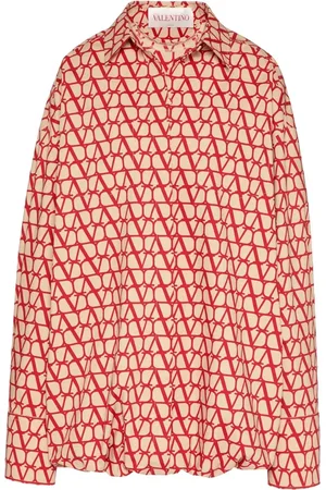 VALENTINO GARAVANI Chemisier Toile Iconographe