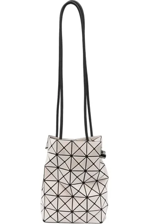Issey Miyake Borsa a secchiello con motivo geometrico