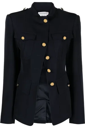 Alexander McQueen Giacca asimmetrica