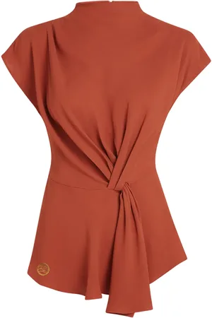 Karl Lagerfeld Top asimmetrico drappeggiato
