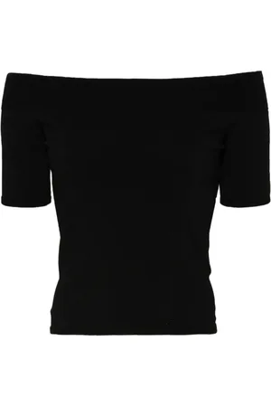 Alexander McQueen Top con spalle scoperte