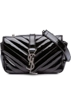 Saint Laurent 2015 Baby Patent Chevron Classic Monogram Chain Bag crossbody bag