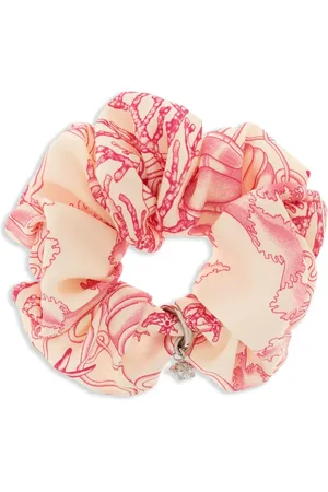 VERSACE Satin hair scrunchie