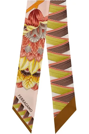 Salvatore Ferragamo Graphic-print silk bandeau
