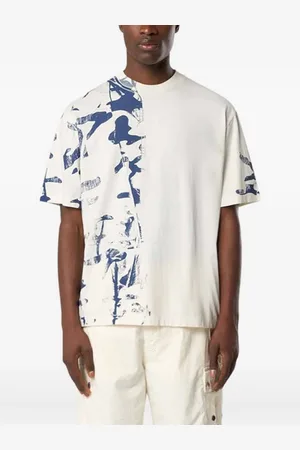 Stone Island T-shirt con stampa camouflage