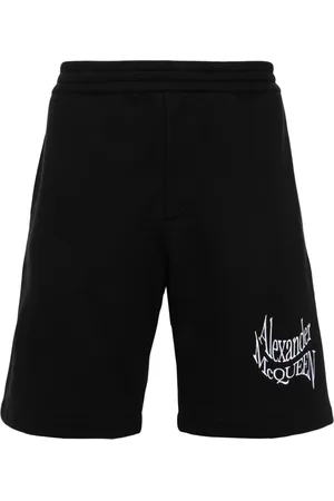 Alexander McQueen Shorts sportivi con ricamo
