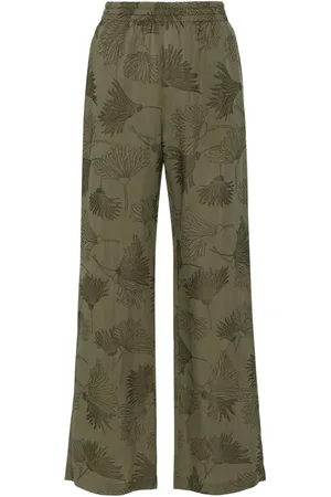 Golden Goose Pantaloni dritti con ricamo