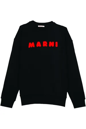 Marni Felpa con logo ricamato