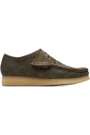 Clarks Stivali Wallabee "Olive Combination"