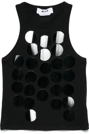Msgm Top con paillettes